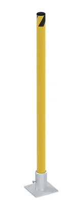 Vestil Steel Removable Pipe Safety Bollard 36 In x 1-3/4 In Yellow