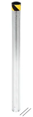 Vestil Galvanized Steel Pour In Place Bollard 62 In. x 5-1/2 In. Gray