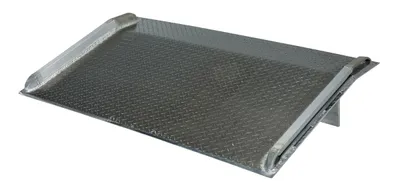 Vestil Aluminum Truck Dock Board 30 In. x 78 In. 5000 Lb. Capacity Silver
