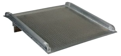 Vestil Aluminum Truck Dock Board 60 In. x 48 In. 15000 Lb. Capacity Silver
