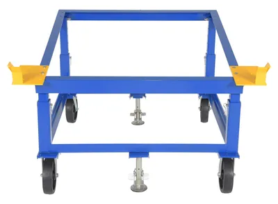 Vestil Transporter Adjustable Height 4000 Lb. Capacity Blue