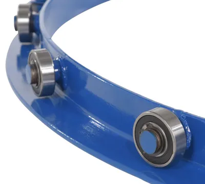 Vestil CA-36-2 steel manual carousel shown from an alternate angle