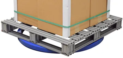 Vestil CA-36-2 steel manual carousel shown from an alternate angle