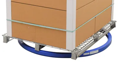 Vestil CA-48-2 steel manual carousel shown from an alternate angle
