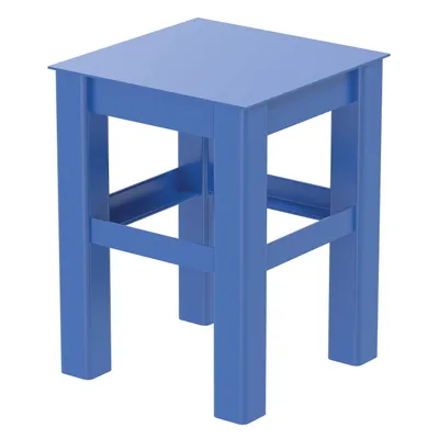 Vestil Factory Installed Steel Elevated Bases for Carousels 18 In. x 24 In. 2000 Lb. Capacity Blue