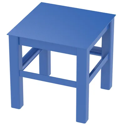 Vestil Factory Installed Steel Elevated Bases for Carousels 24 In. x 24 In. 4000 Lb. Capacity Blue