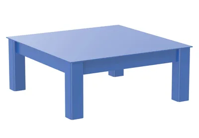 Vestil Factory Installed Steel Elevated Bases for Carousels 30 In. x 12 In. 4000 Lb. Capacity Blue