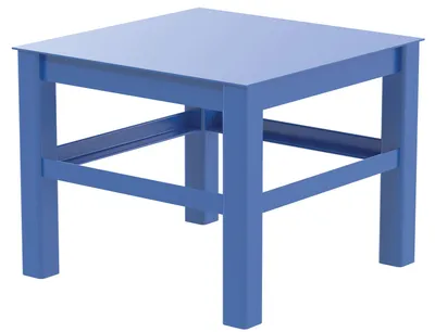 Vestil Factory Installed Steel Elevated Bases for Carousels 30 In. x 24 In. 4000 Lb. Capacity Blue