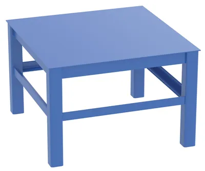 Vestil Factory Installed Steel Elevated Bases for Carousels 36 In. x 24 In. 4000 Lb. Capacity Blue