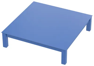 Vestil Factory Installed Steel Elevated Bases for Carousels 48 In. x 12 In. 6000 Lb. Capacity Blue
