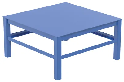 Vestil Factory Installed Steel Elevated Bases for Carousels 48 In. x 24 In. 6000 Lb. Capacity Blue