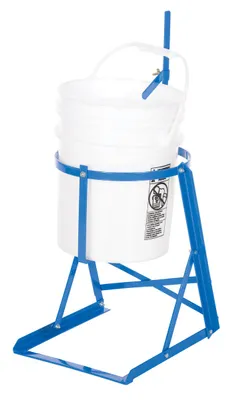 Vestil CAN-A manual pail tipper shown from an alternate angle