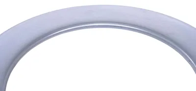 Vestil CAN-BH-5516-GALV galvanized steel drum cover shown from an alternate angle