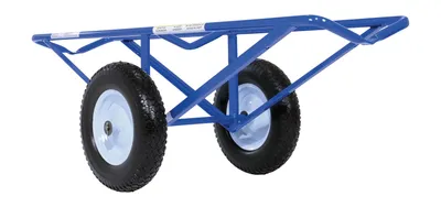 Vestil Portable Carpet Dolly with Foam Filled Wheels 61 In. x 26 In. x 20 In. 500 Lb. Capacity Blue