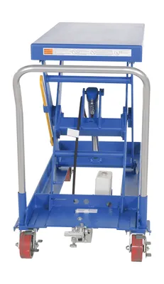 Vestil CART-1000-2040-FP hydraulic elevating cart shown from an alternate angle