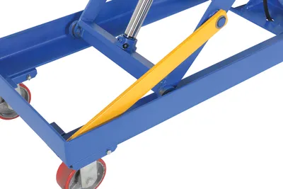 Vestil CART-1000-2040-FP hydraulic elevating cart shown from an alternate angle