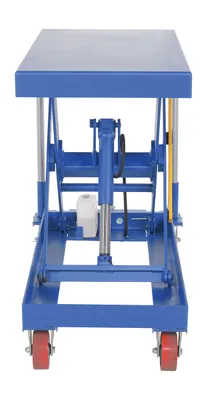 Vestil CART-1000-2040-FP hydraulic elevating cart shown from an alternate angle