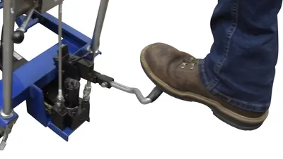 Vestil CART-1000-LT lift & tilt carts with sequence select shown from an alternate angle