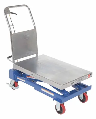 Vestil CART-1000-TS hydraulic elevating cart shown from an alternate angle