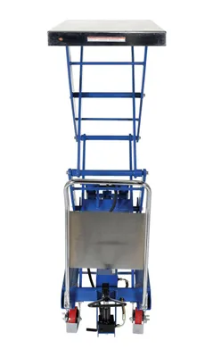 Vestil CART-1500-D-TS hydraulic elevating cart shown from an alternate angle