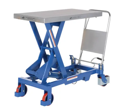 Vestil CART-1750 hydraulic elevating cart shown from an alternate angle