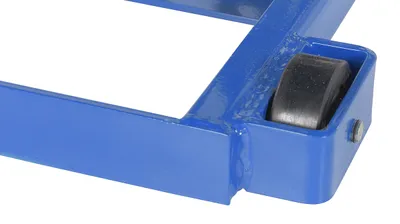 Vestil CART-200-LP-AS low profile scissor cart w auto-shift shown from an alternate angle
