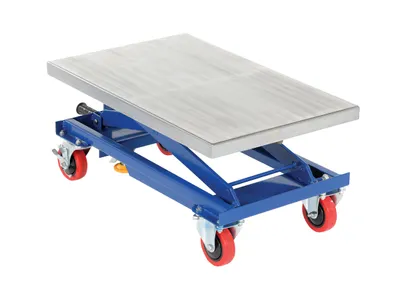 Vestil CART-330-M mechanical scissor cart shown from an alternate angle