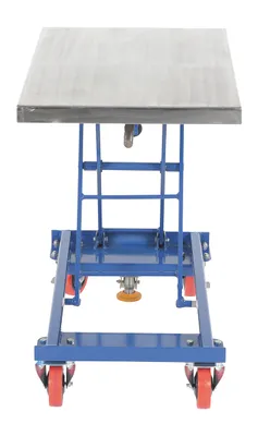 Vestil CART-330-M mechanical scissor cart shown from an alternate angle