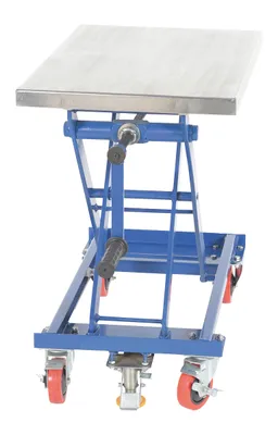 Vestil CART-330-M mechanical scissor cart shown from an alternate angle
