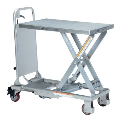 Vestil CART-400-PSS partially stainless steel hydraulic elevating cart