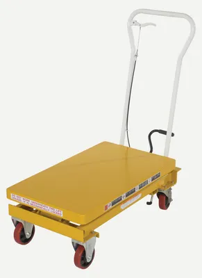 Vestil CART-550-AS auto-shift hydraulic elevating cart shown from an alternate angle