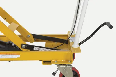 Vestil CART-550-AS auto-shift hydraulic elevating cart shown from an alternate angle