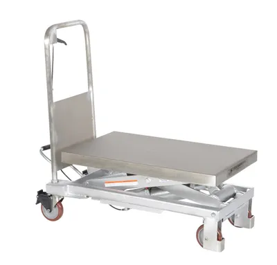 Vestil CART-750-PSS partially stainless steel hydraulic elevating cart