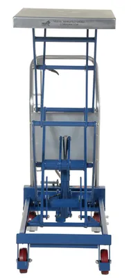 Vestil CART-800-D-TS hydraulic elevating cart shown from an alternate angle
