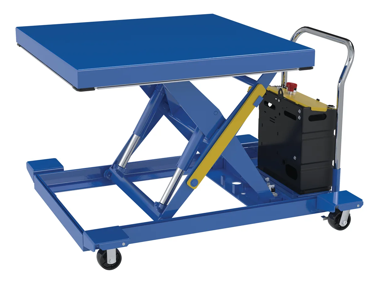 Vestil CART-LP-2000-4242-DC heavy duty low profile scissor lift cart