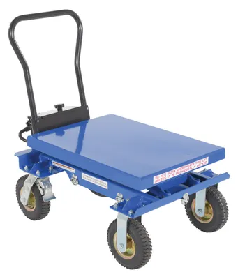 Vestil CART-PN-400 pneumatic tire elevating cart
