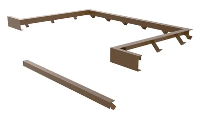 Vestil Steel Dock Leveler Curb Angle Set 6 Ft. x 5 Ft.