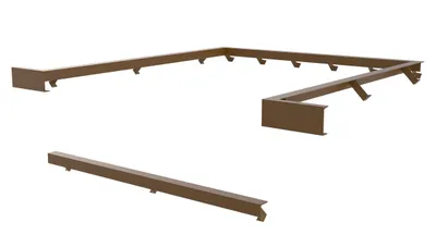 Vestil Steel Dock Leveler Curb Angle Set 6 Ft. x 8 Ft.