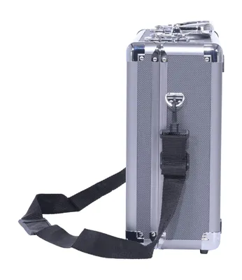 Vestil CASE-1813 aluminum carrying case shown from an alternate angle