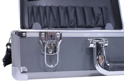 Vestil CASE-1813 aluminum carrying case shown from an alternate angle