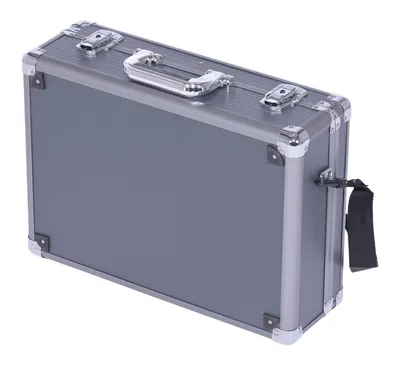 Vestil Aluminum Carrying Case 18 In. x 14 In. Gray