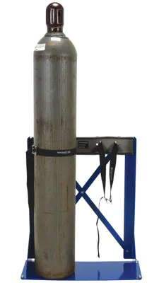 Vestil CB-S-2S cylinder bracket stand shown from an alternate angle