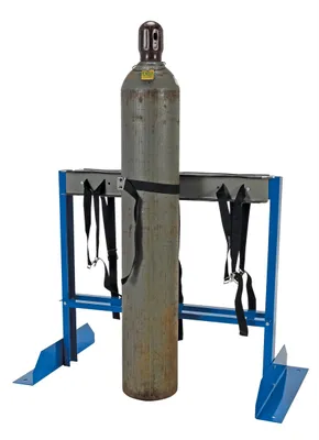 Vestil CB-ST-6 cylinder bracket stand shown from an alternate angle