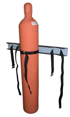 Vestil CB-W-3S wall mounted cylinder bracket shown from an alternate angle