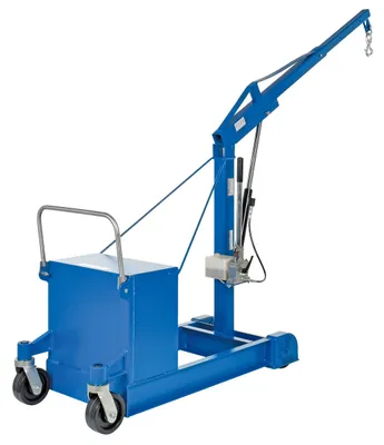 Vestil CBFC-500 counter balanced floor crane shown from an alternate angle