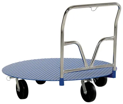 Vestil CC-48 pallet cart & carousel shown from an alternate angle