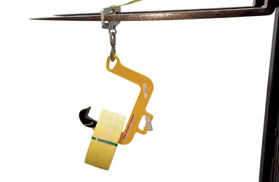 Vestil CH-10-12 overhead coil hook shown from an alternate angle