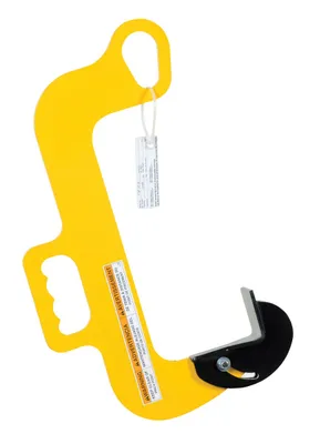 Vestil Steel Overhead Coil Hook 6 In. 1000 Lb. Capacity Yellow