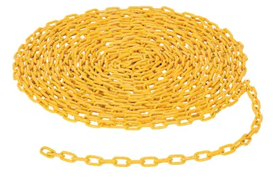 Vestil CHAIN-316-PF-YL chain in a variety of color shown from an alternate angle