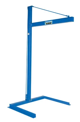 Vestil Steel Mini Overhead Cantilever Jib 600 Lb. Capacity Blue